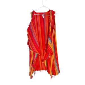 Giddy Up Glamour XL Serape Sweater Long Southwestern Boho